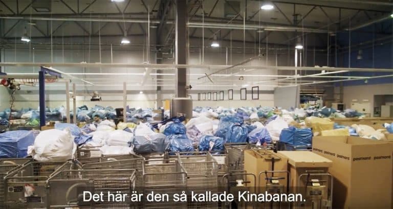 25 000 paket om dagen - nu ökar Kinaleveranserna