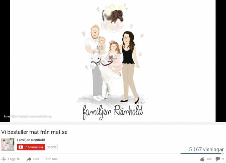 Mat.se anklagades för smygreklam i Youtubekanal