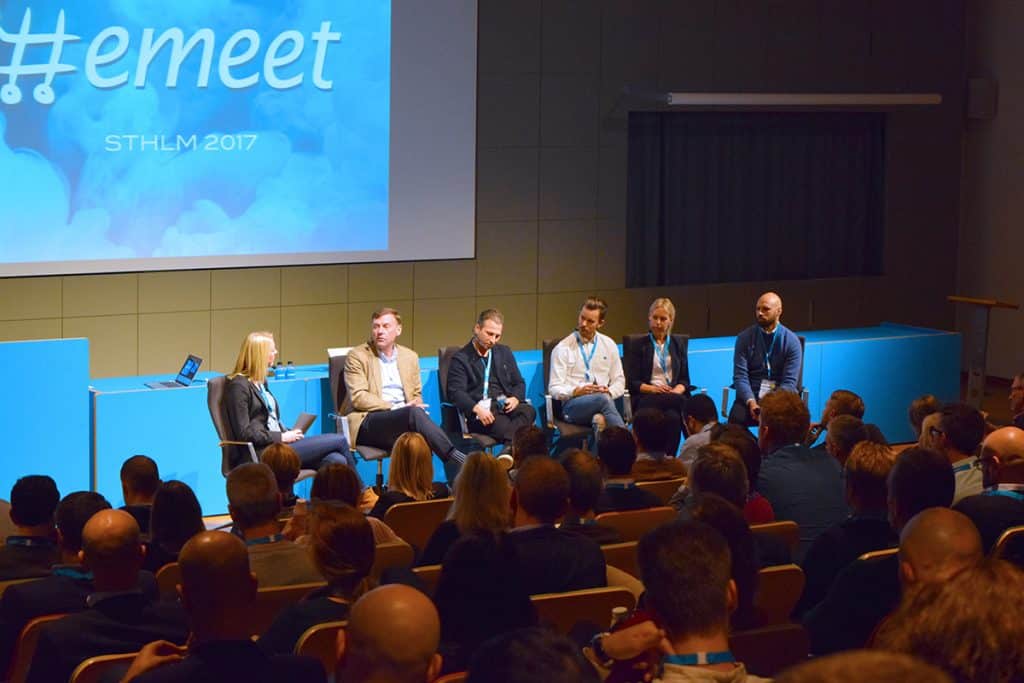 E-handlare och fraktbolag i het debatt på Emeet