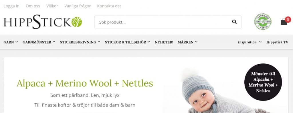 Ny plattform gav nytändning åt stickbutik på nätet