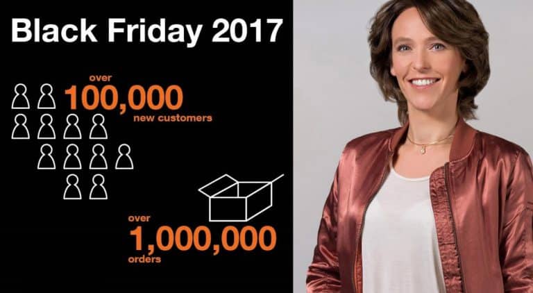 Nätjätten fick en miljon order och 100 000 nya kunder