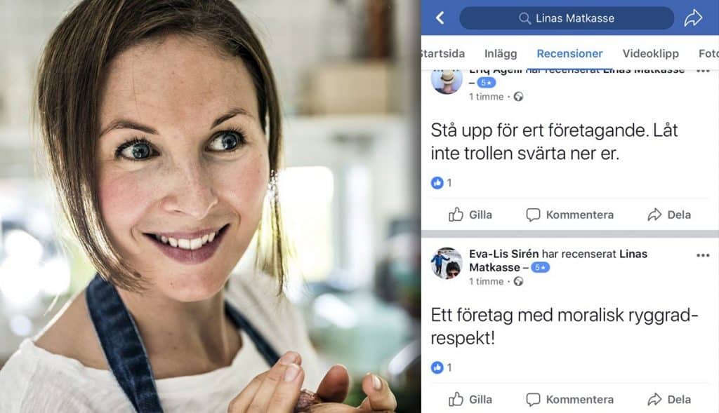 Kritikstorm mot Linas Matkasse vändes till lovebombing