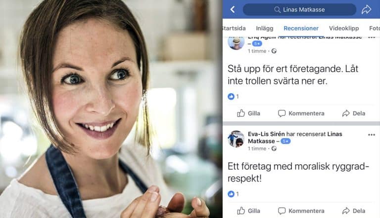 Kritikstorm mot Linas Matkasse vändes till lovebombing