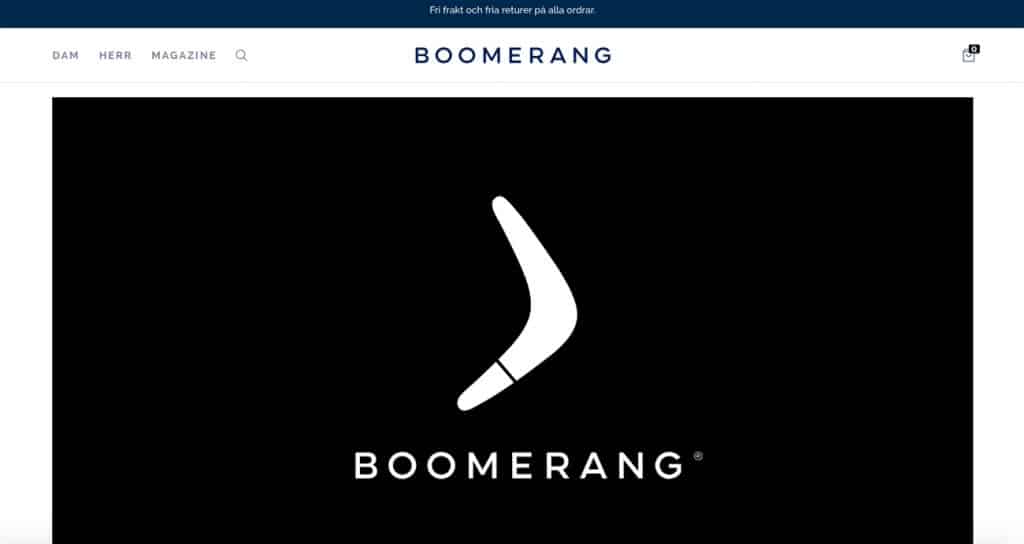 Boomerang gör comeback - går all in på e-handel