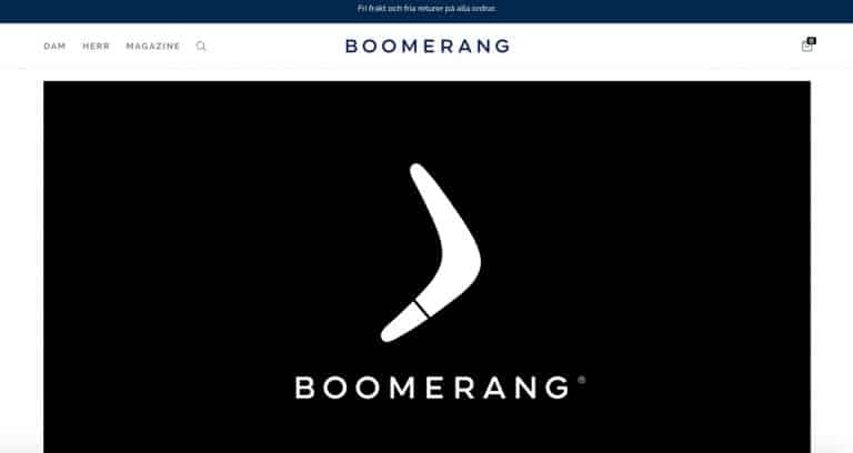 Boomerang gör comeback - går all in på e-handel