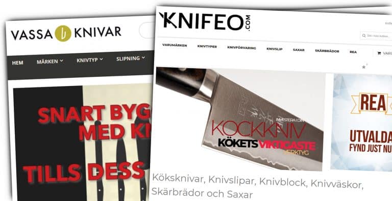 Knivbutik vässar erbjudandet med köp av konkurrent