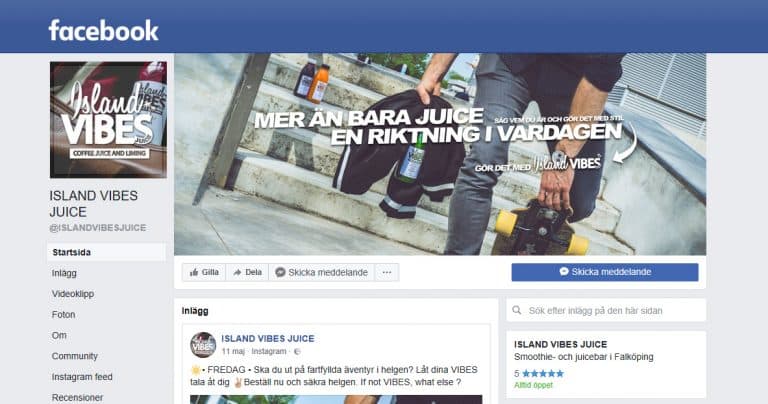 Svenskt företag fälls för omslagsbild på Facebook