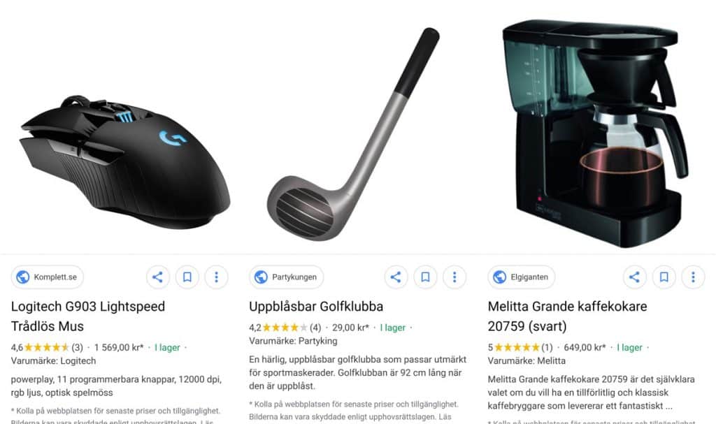 Sökjätten lägger in Google Shopping direkt i bildsöken