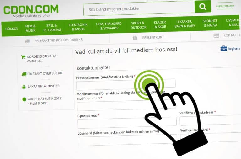 CDON:s personnummerkrav kvarstår: "Har prioriterat annat"