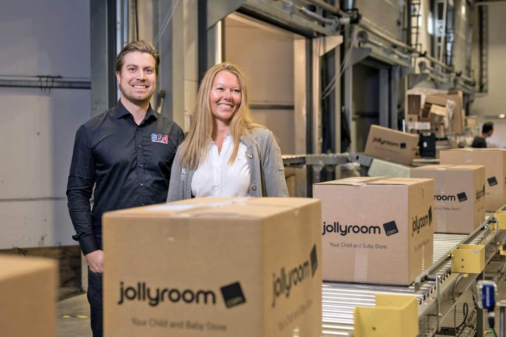 Jollyroom miljoninvesterar i automatiserad paketsortering