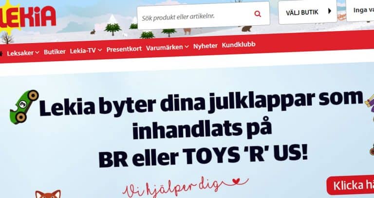 Lekia fyller hålet efter Toys R Us: "Ingen glädje i det som skett"