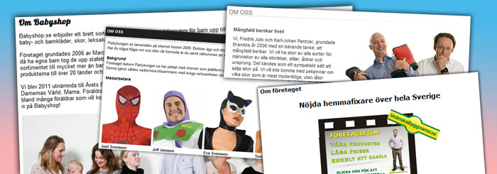 Öka konverteringen med din ”Om Oss”-sida