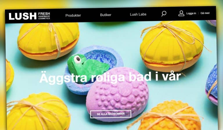 Lush: Både omsättning och resultat sjönk