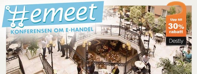 Ett e-handelshotell och bokningsinfo för Emeet