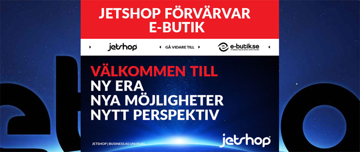 Jetshop köper E-butik (uppdaterad)