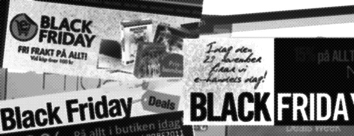 Våra norska grannar rustar för Black Friday