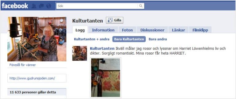 Kulturtanten som kan facebook