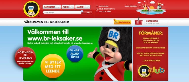 BR-leksaker öppnar svensk webbutik