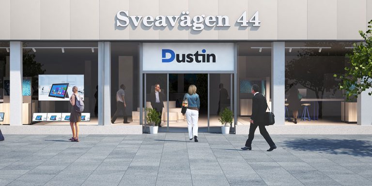 Dustin öppnar konceptbutik på prestigeadress