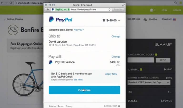 PayPal One Touch lanseras i Kanada och Storbritannien