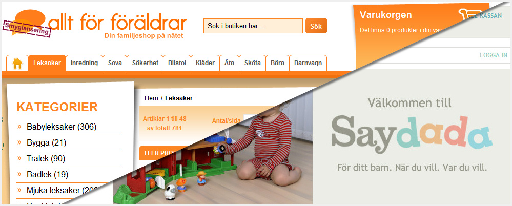 Allt för Föräldrar sväljer SayDada.se