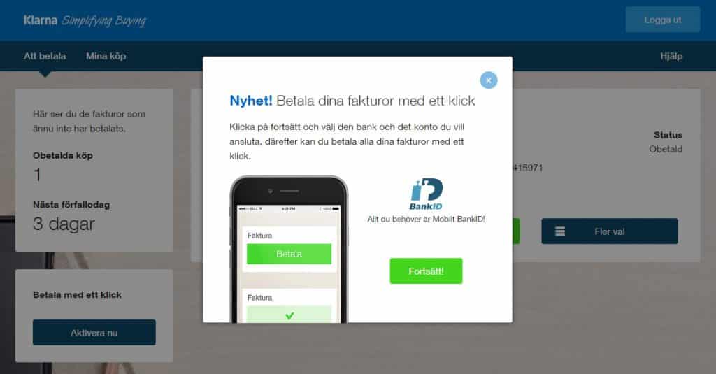 Klarna förtydligar efter kritik mot klicktjänst