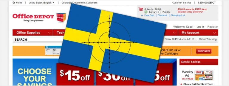 Office Depot har sikte på Sverige