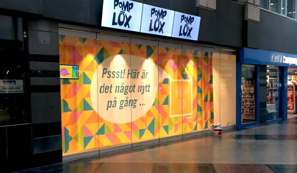 Vasakronan lanserar nyckelfärdiga pop up-butiker