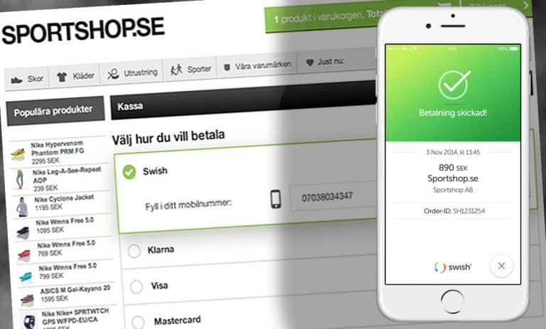 Swishs tillväxt och Mobilt BankID:s intåg i e-handeln