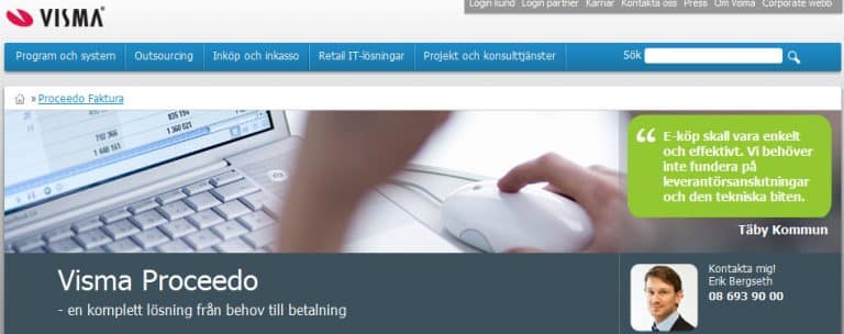 Visma ska spara pengar åt staten med hjälp av E-handel