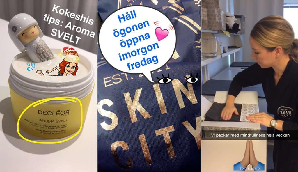 Få e-handlare med på tåget men Snapchat växer starkt