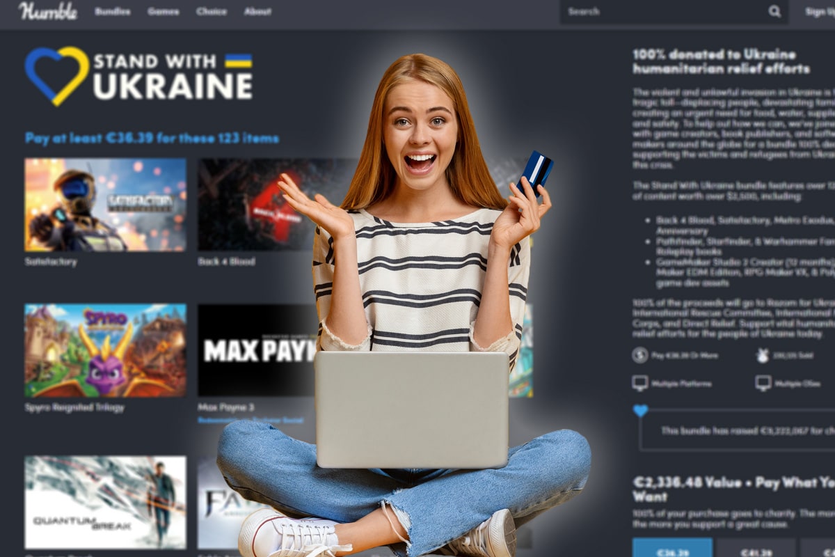 They let customers set the price – approaching 100 million for Ukraine