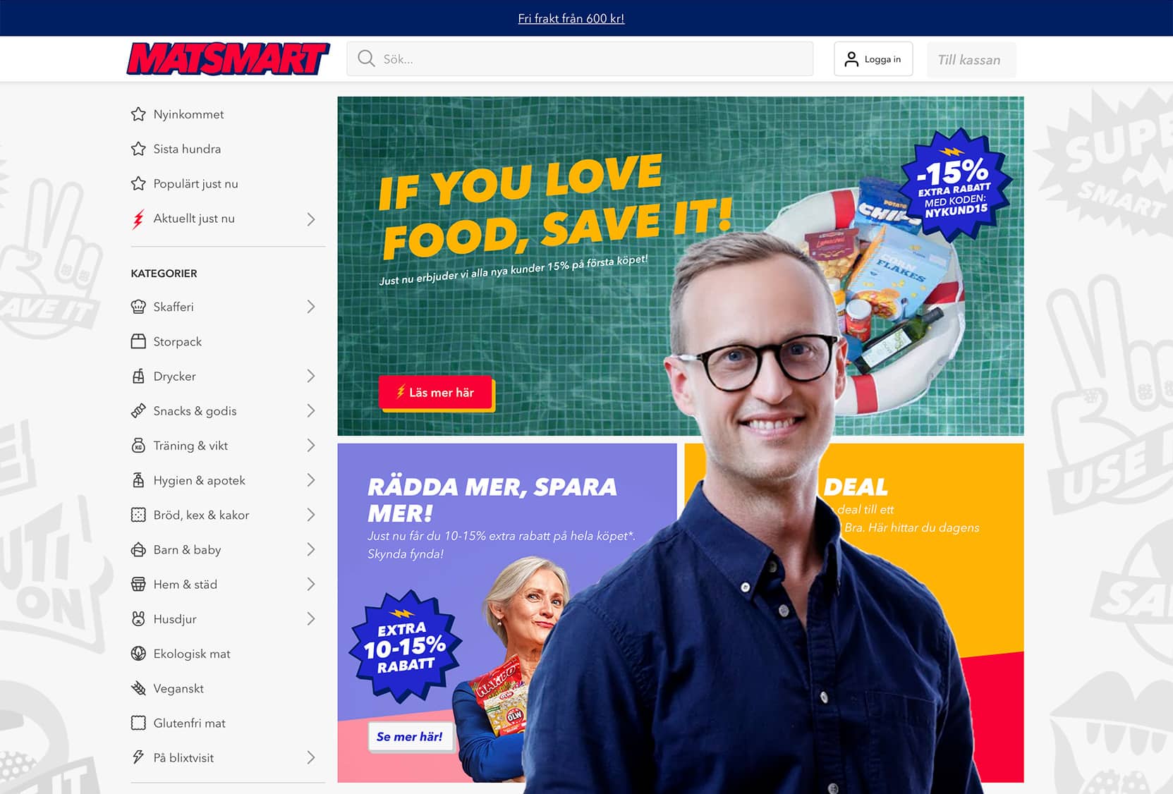 Matsmart - E-handel Med Räddade Matvaror Till Lågt Pris - E-commerce ...