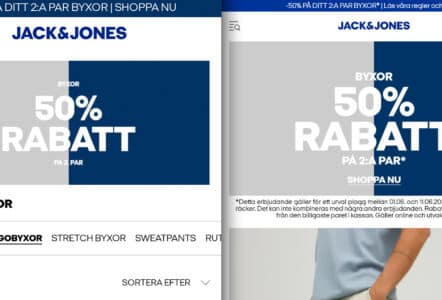 Jack & Jones ska ta in minst 100 pekskärmar i år 