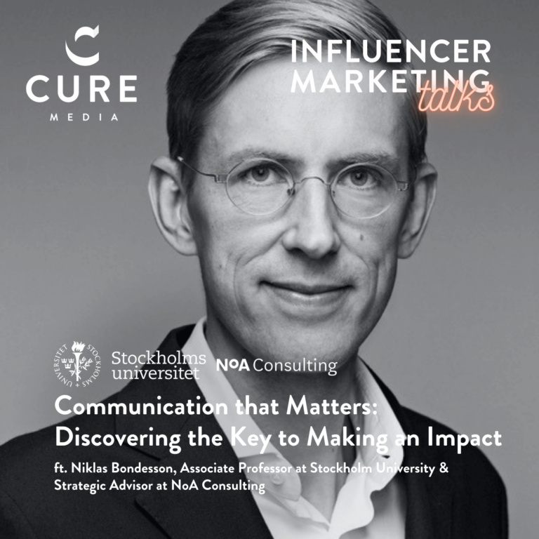 Influencer Marketing Talks E120 (Cover) med Niklas Bondesson